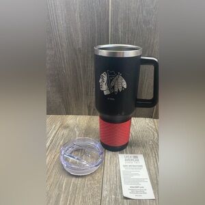 Officially Licensed Chicago Blackhawks 40oz Stainless Steel Tumbler w/defects